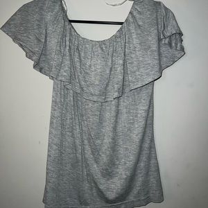 Gray super cute top